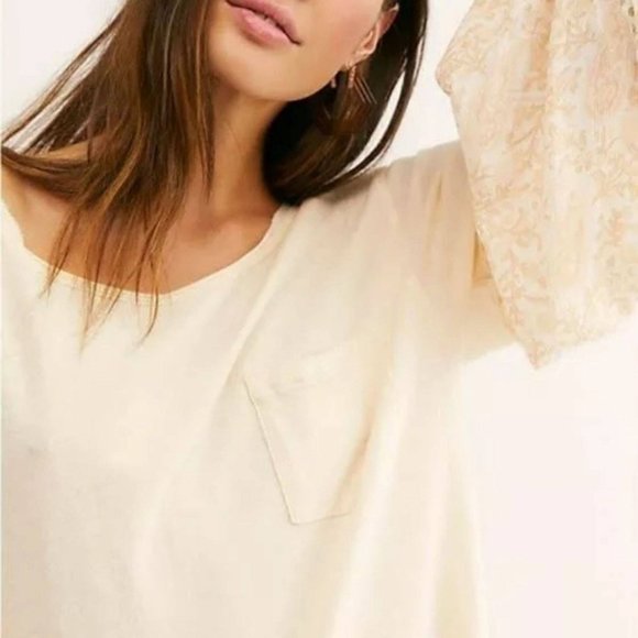 FREE PEOPLE Long Sleeve Jade Ecru - Picture 5 of 7